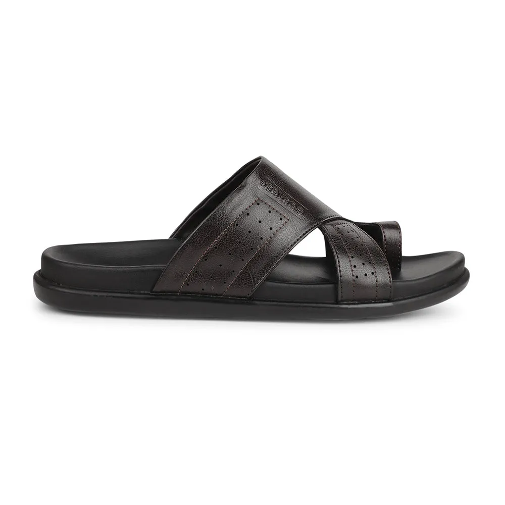 Healers Brown Casual Slipper For Men LEEKS-10 By Liberty Wind Block Video Look
