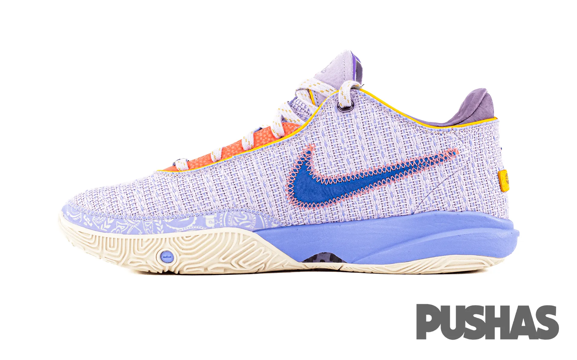 Durable Construction Bold Neon LeBron 20 'Violet Frost' (2022)