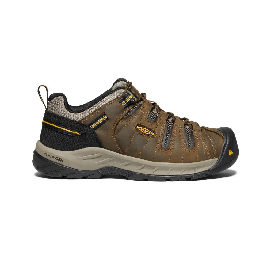 Men's Flint II (Soft Toe)  |  Cascade Brown/Golden Rod Comfort Fit Socks Reinforced Edges