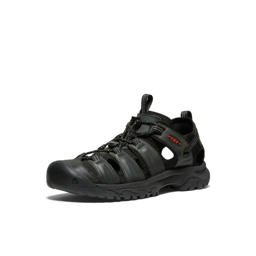 Men's Targhee III Sandal  |  Grey/Black Comfort Padding Quick On-The-Go