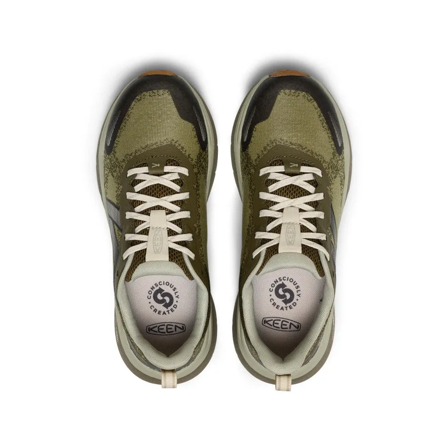 Comfortable Arch Women's Leiki Speed Hiking Shoe  |  Dark Olive/Birch