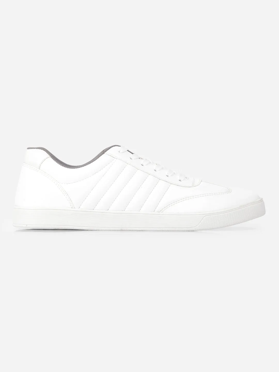 Urban Activity All Terrain Grip Pattern Men's White Lace Up  Sneakers IX6020