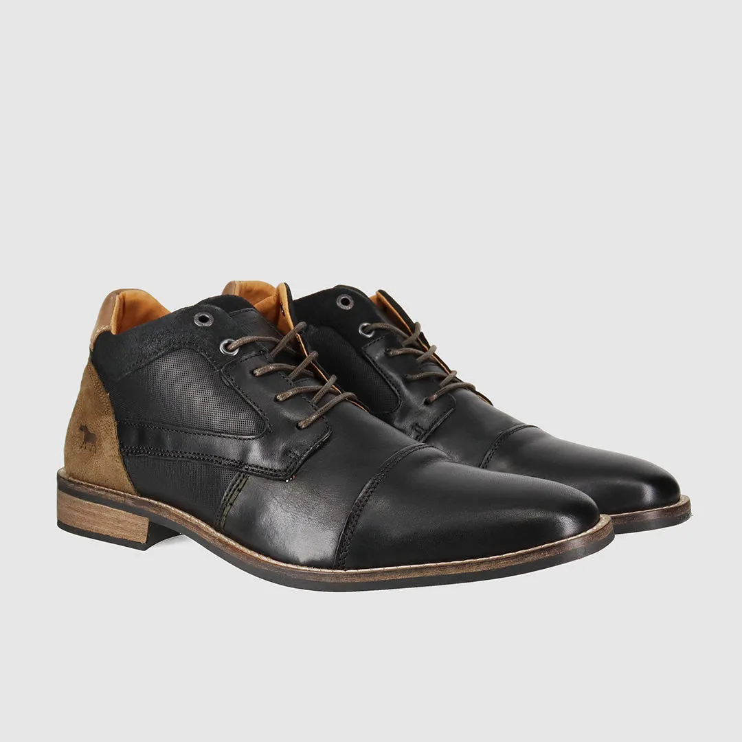Dynamite Lace Up Boots Black Functional Style Soft Insole