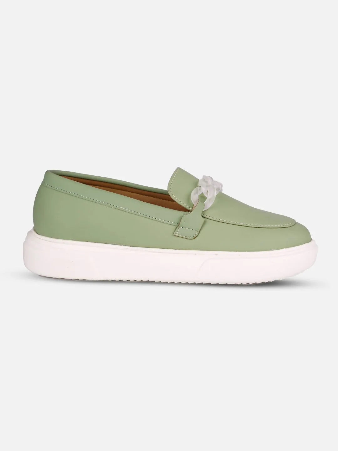 Women's Green Casual Slip On (IU1019) Ultra Run Chic Form