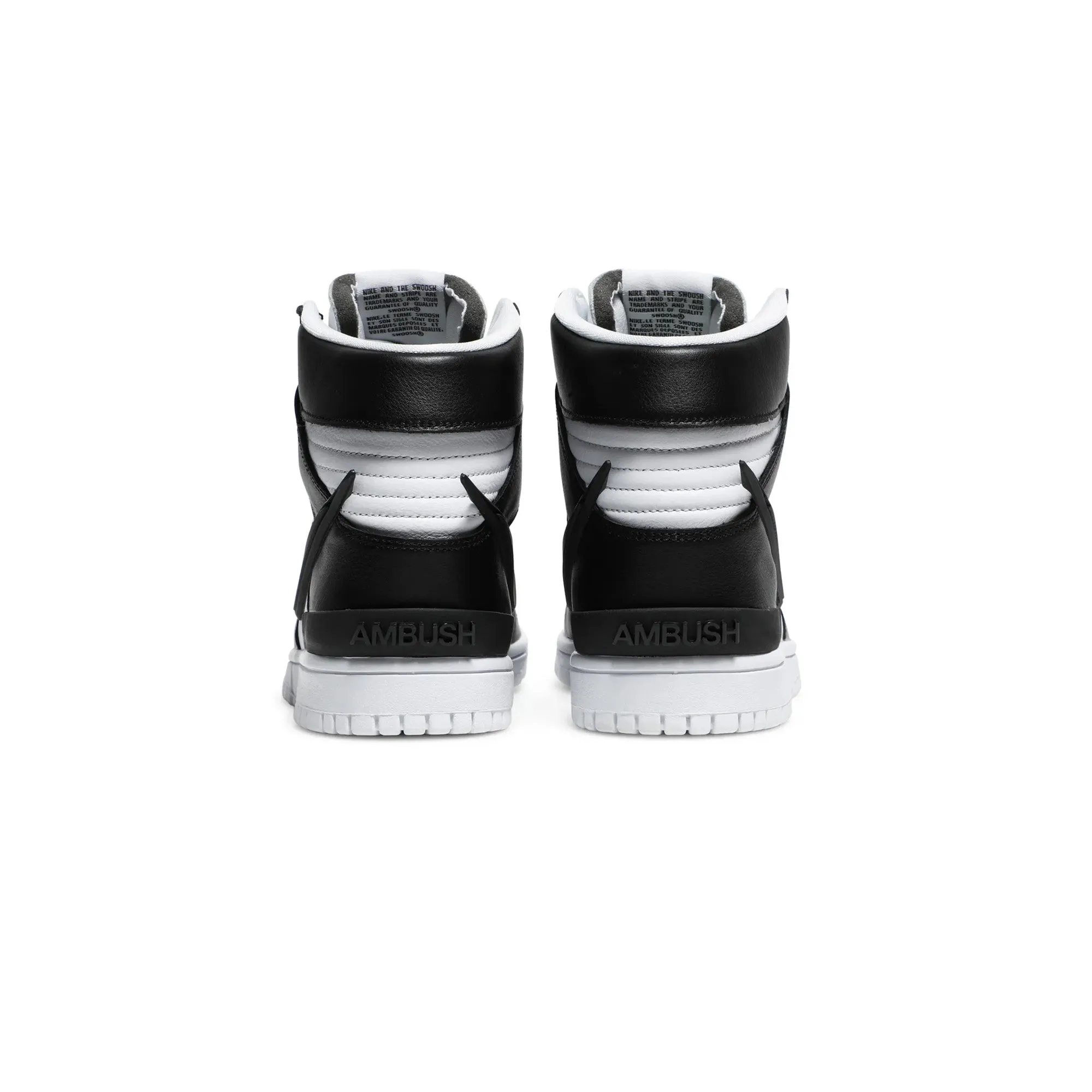 Supportive structure Breathable Daily Walk Dunk High x Ambush 'Black White'