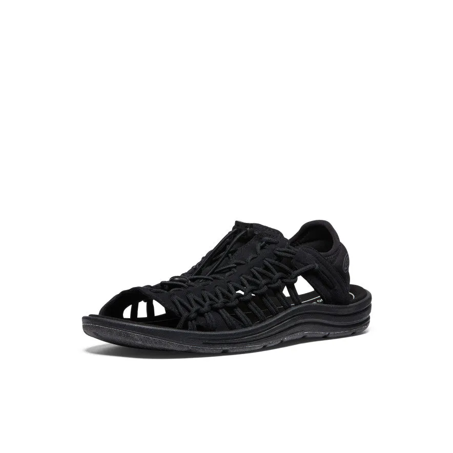 City Hustler Men's UNEEK II Open Toe  |  Black/Black