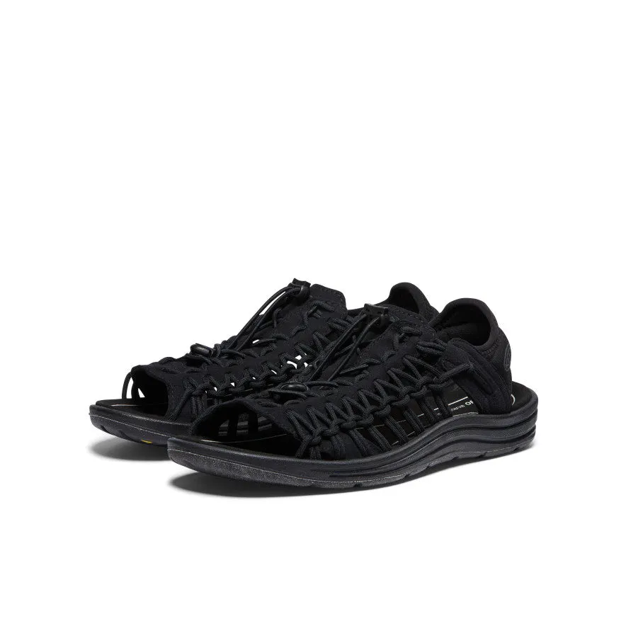 Upgraded cushioning Men's UNEEK II Open Toe  |  Black/Black