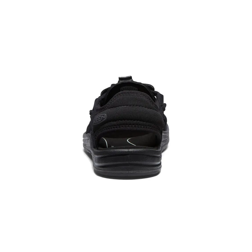 Multi Density Foam Layering Men's UNEEK II Open Toe  |  Black/Black