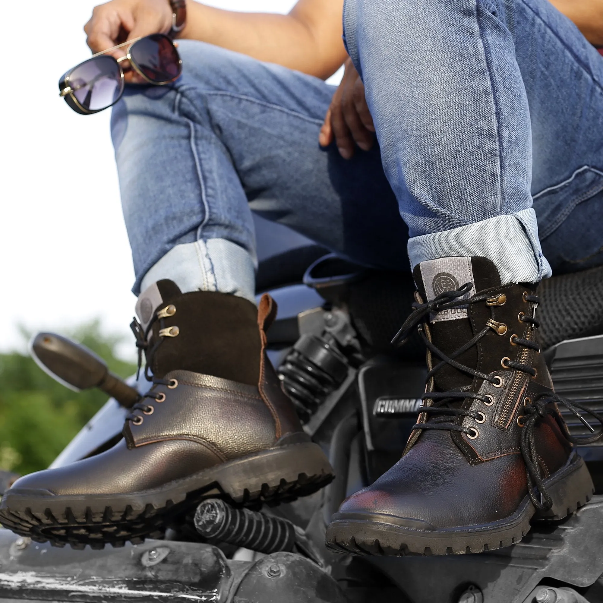 Wave Flow Bacca Bucci Combat Boots