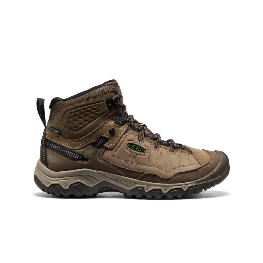 Men's Targhee IV Waterproof Hiking Boot  |  Brindle/Canteen Sleek Look PaddedCollar