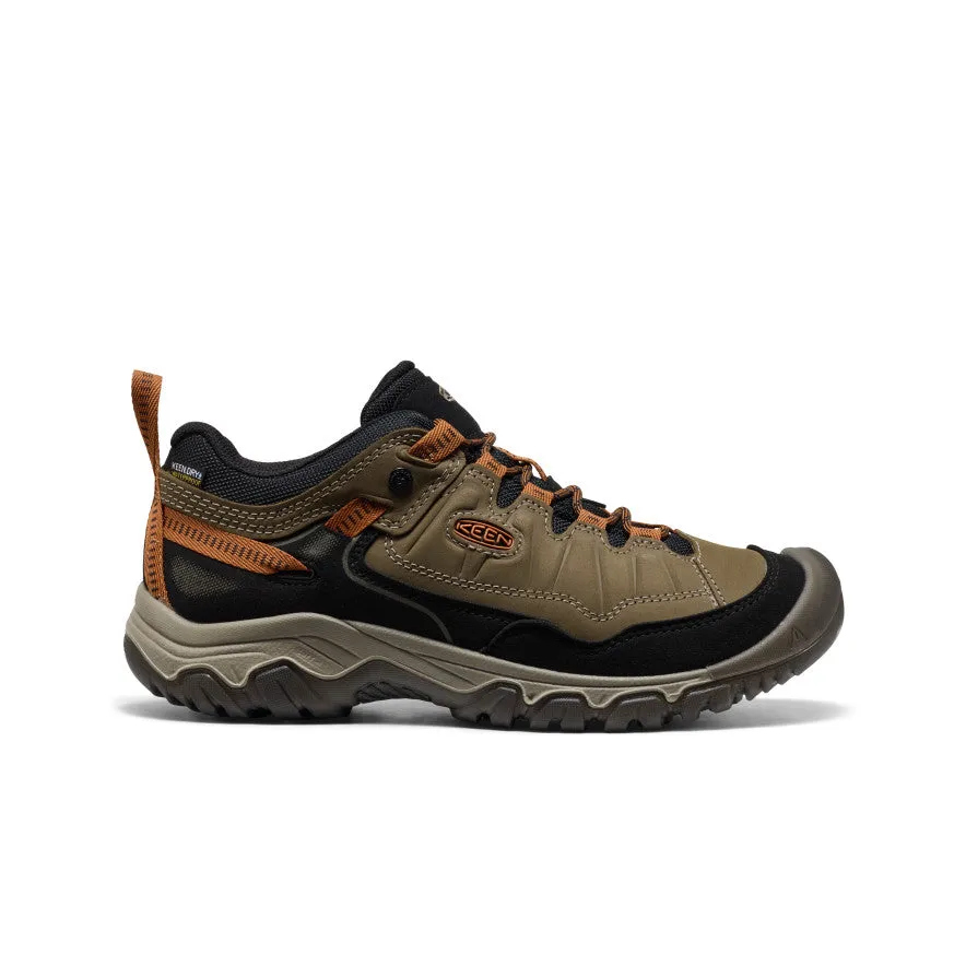 Men's Targhee IV Wide Waterproof Hiking Shoe  |  Sea Turtle/Roasted Pecan Synthetic Upper