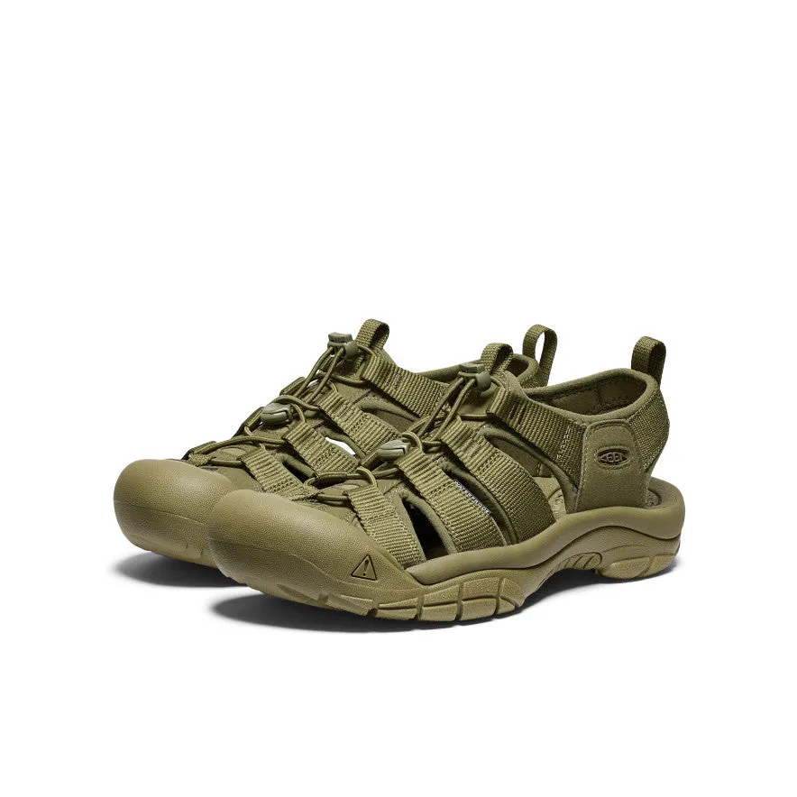 velcro Moist Guard Men's Newport H2 Sandal  |  Monochrome/Olive Drab