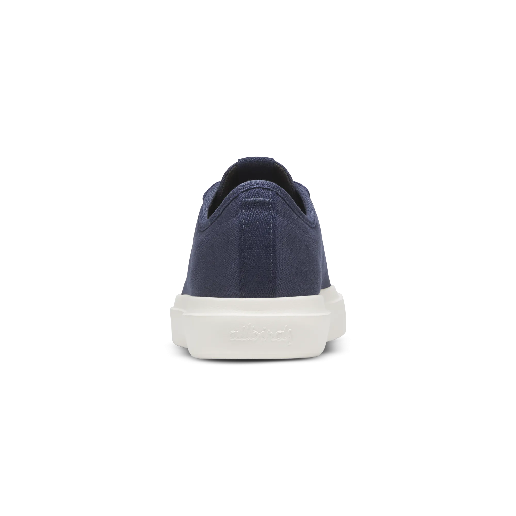Women's Canvas Piper - Deep Navy (Natural White Sole) Arch Relief Retro-inspired performance