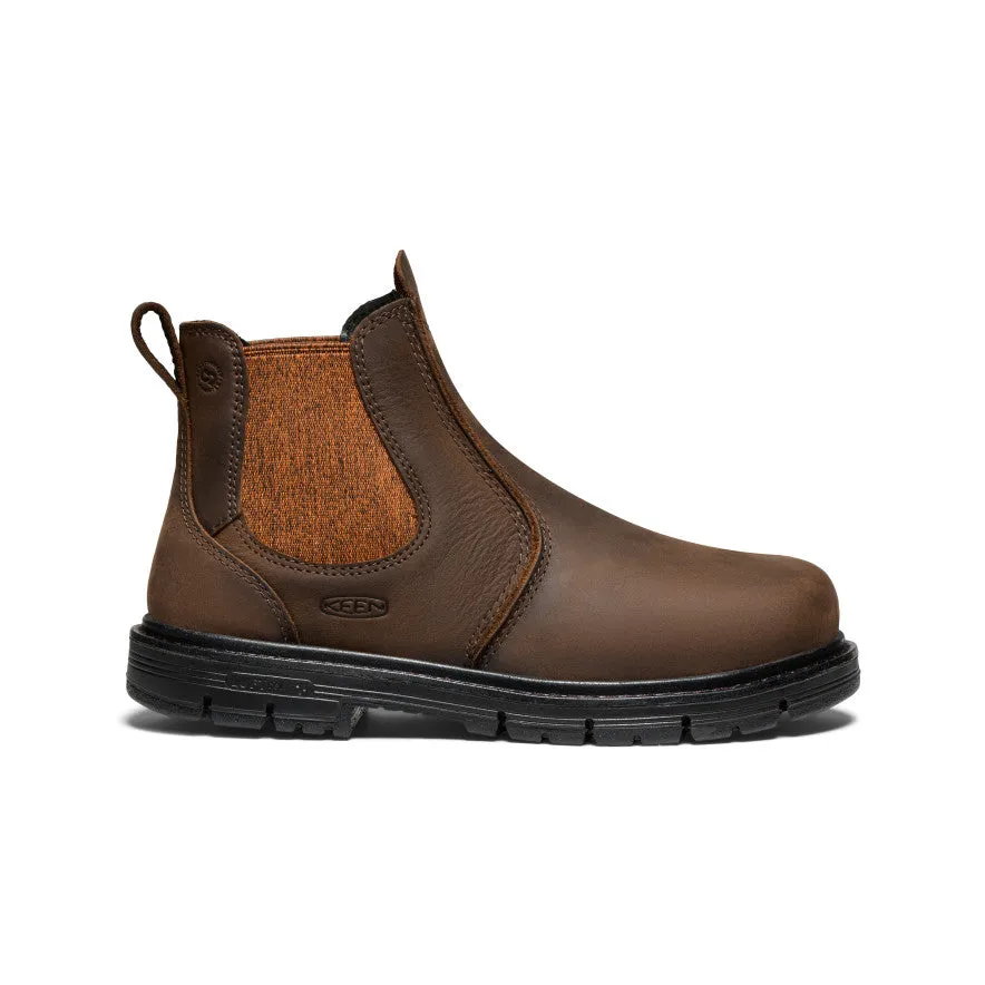 Women's San Jose Chelsea 90 Heel Boot (Aluminum Toe)  |  Cascade Brown/Black Athletic
