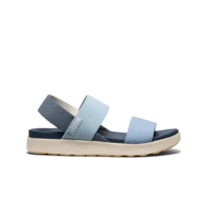 Long Comfort Comfort Strapping Women's Elle Backstrap Sandal  |  Faded Denim/Skyway