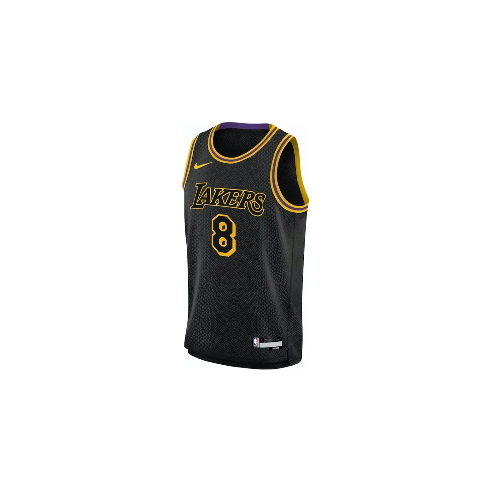 Kobe Mamba Mentality Los Angeles Lakers City Edition Swingman Jersey 'Black' FW23 (2023) Action Fast Water Edge