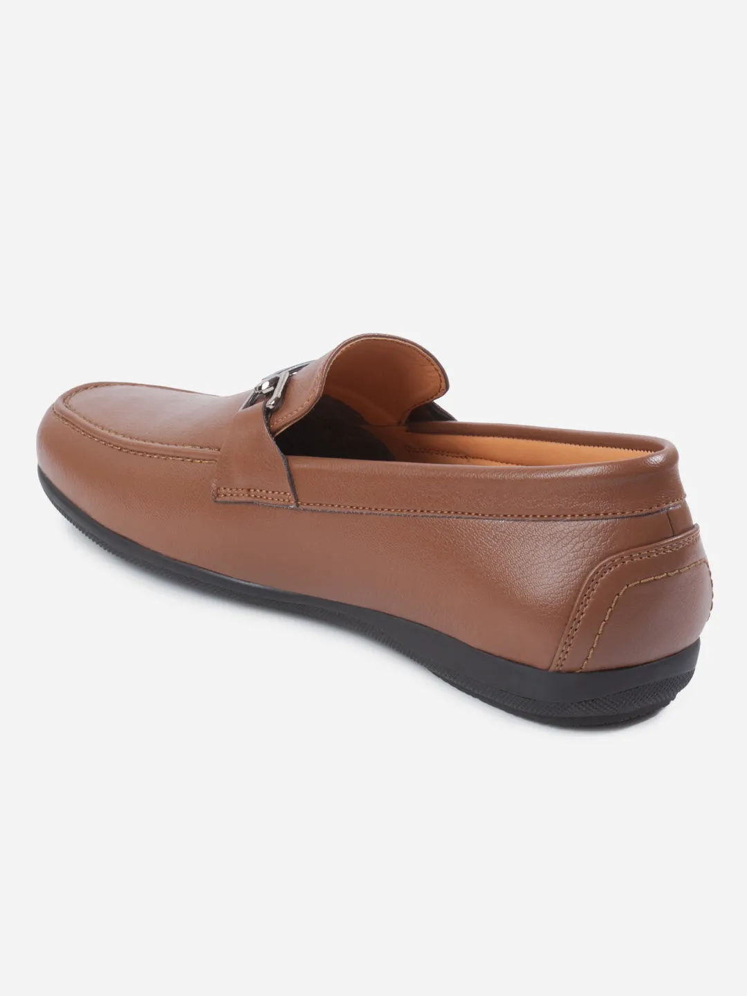 Ultra Light Trail Running Men's Tan Moc Toe Buckle Loafer (IX4117)