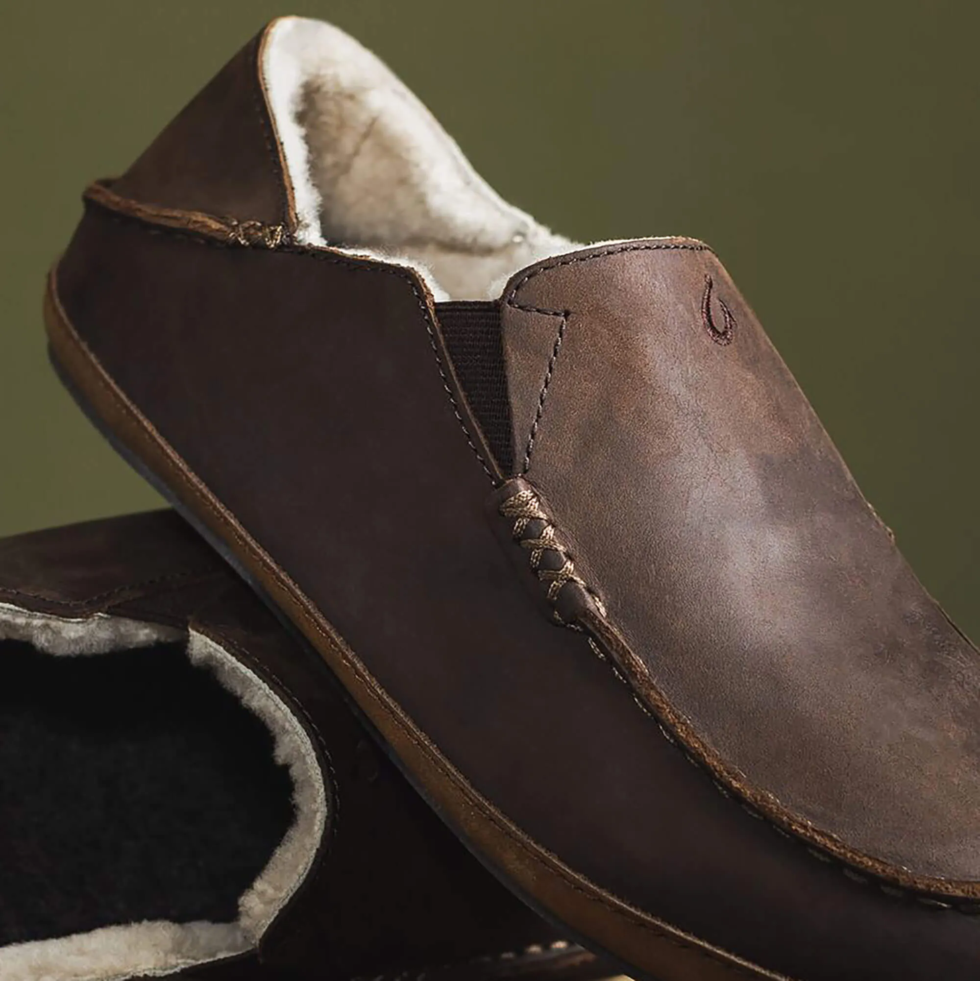 Easy Care Molo Slipper - Dark Wood