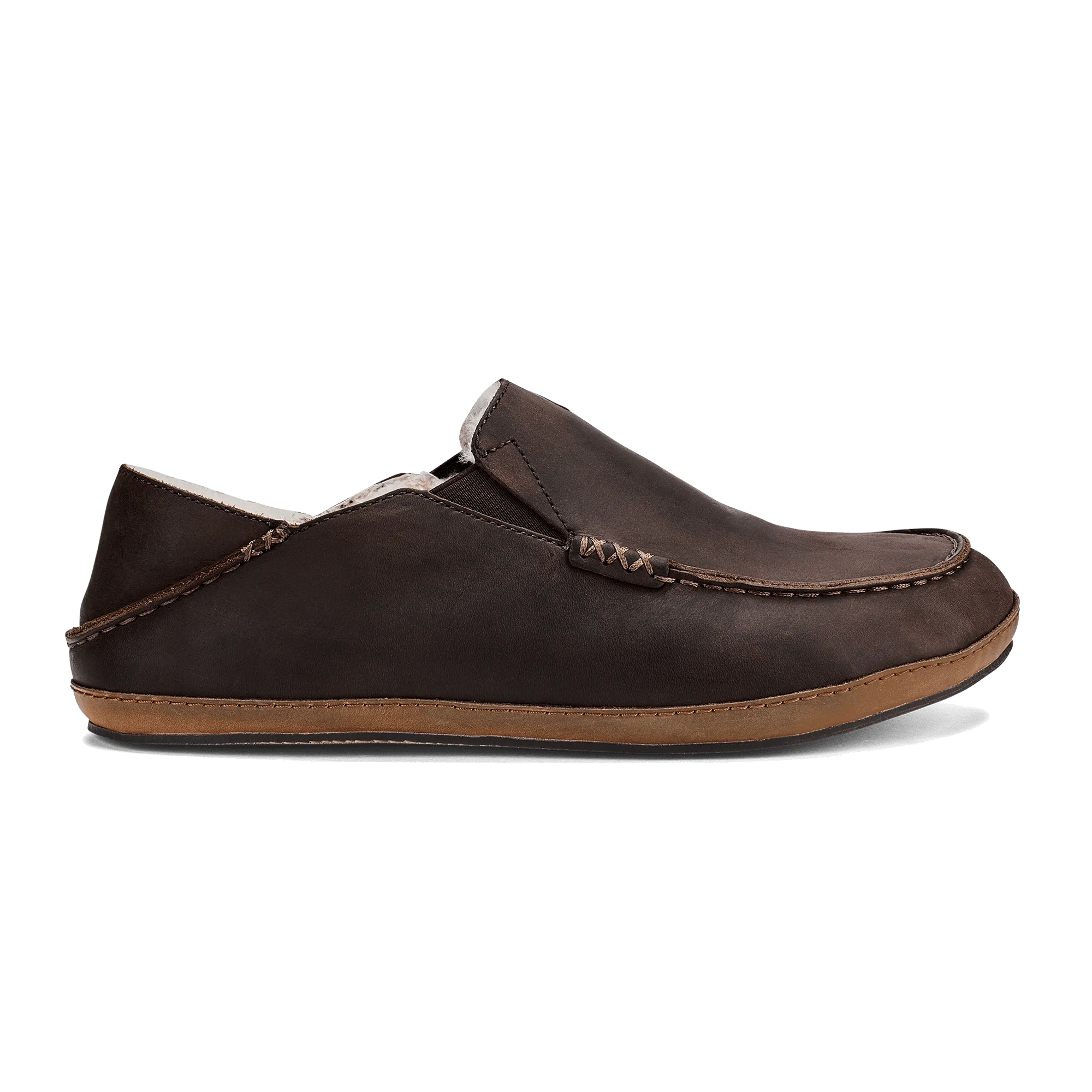 Molo Slipper - Dark Wood Ventilated Design