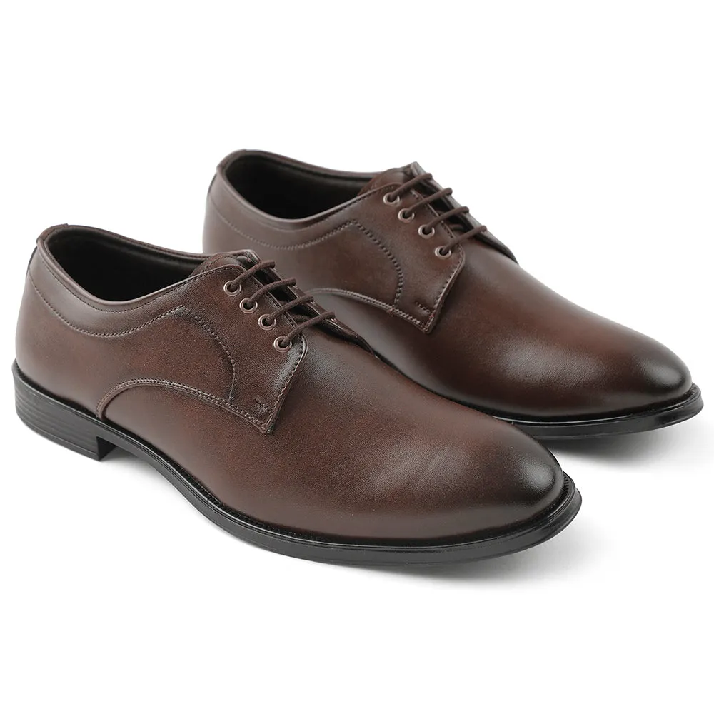 Fortune Brown Lacing Formal Oxford Shoes For Men HML-11E By Liberty Rain Guard