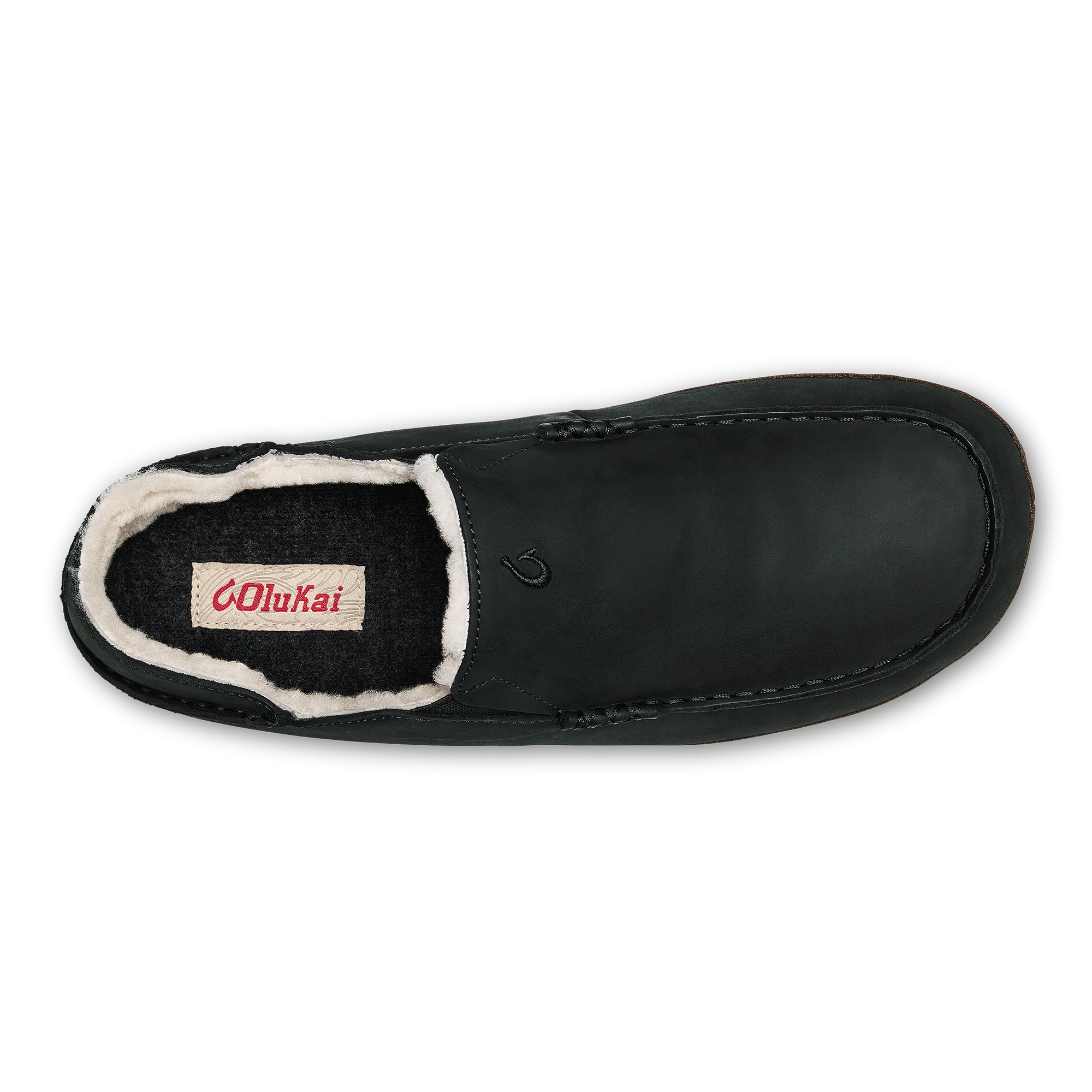 Molo Slipper  -  Black / Dk Java Streamlined Comfy Beach Walk