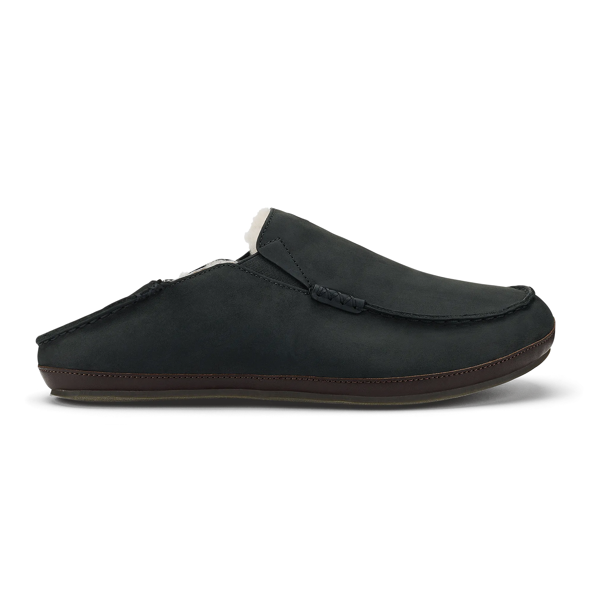 Molo Slipper  -  Black / Dk Java Comfortable For Walks