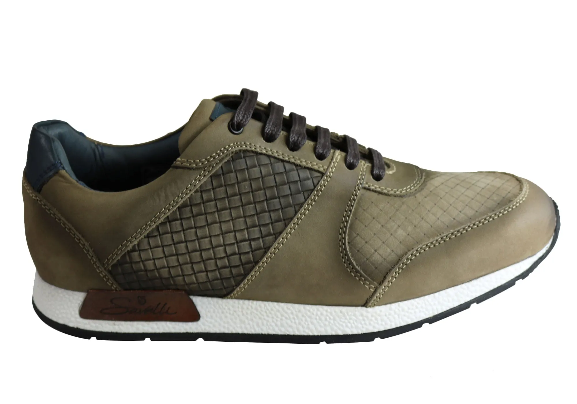 Savelli Holster Mens Leather Lace Up Casual Shoes Made In Brazil Effortless Step Comfort Wear