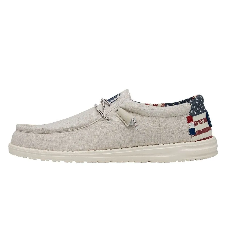 velcro Wally Patriotic - Off White Patriotic