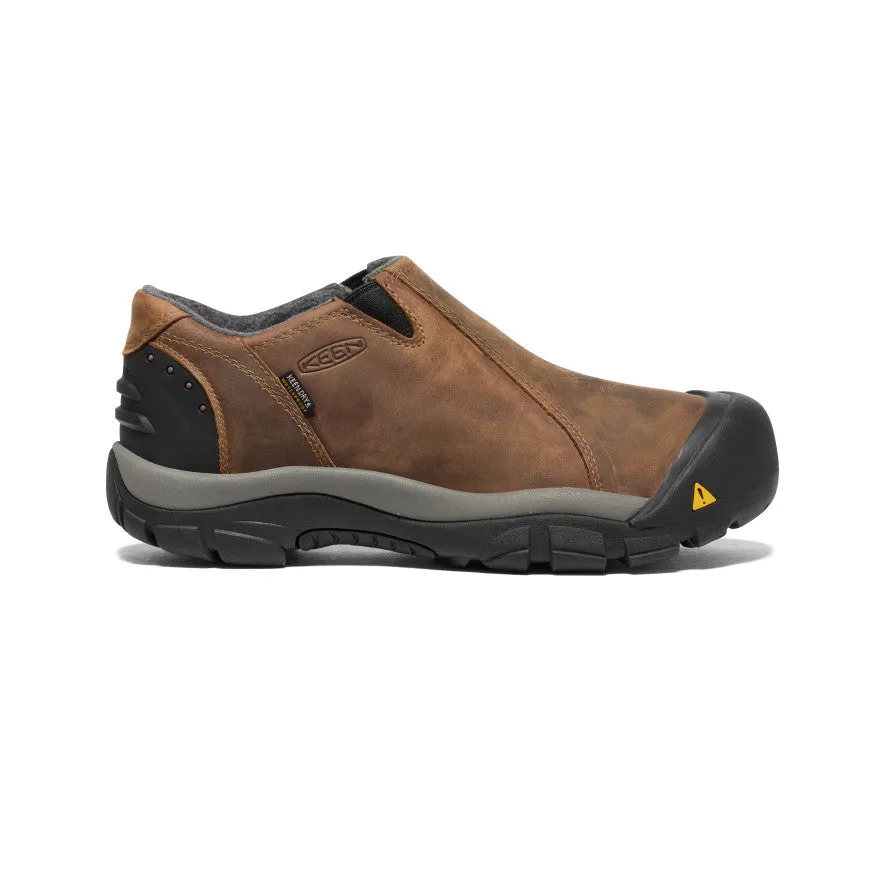 Day Fit Maximum Grip Men's Brixen Waterproof Low  |  Slate Black/Madder Brown