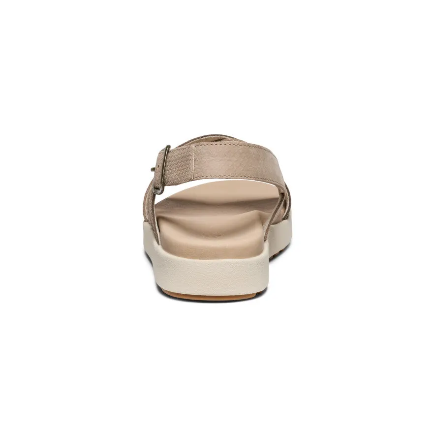 Torsional Stability System Women's Elle Luxe Cross Strap Sandal  |  Plaza Taupe/Brindle