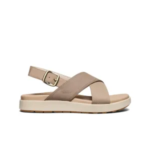Step Ready Street Choice Women's Elle Luxe Cross Strap Sandal  |  Plaza Taupe/Brindle