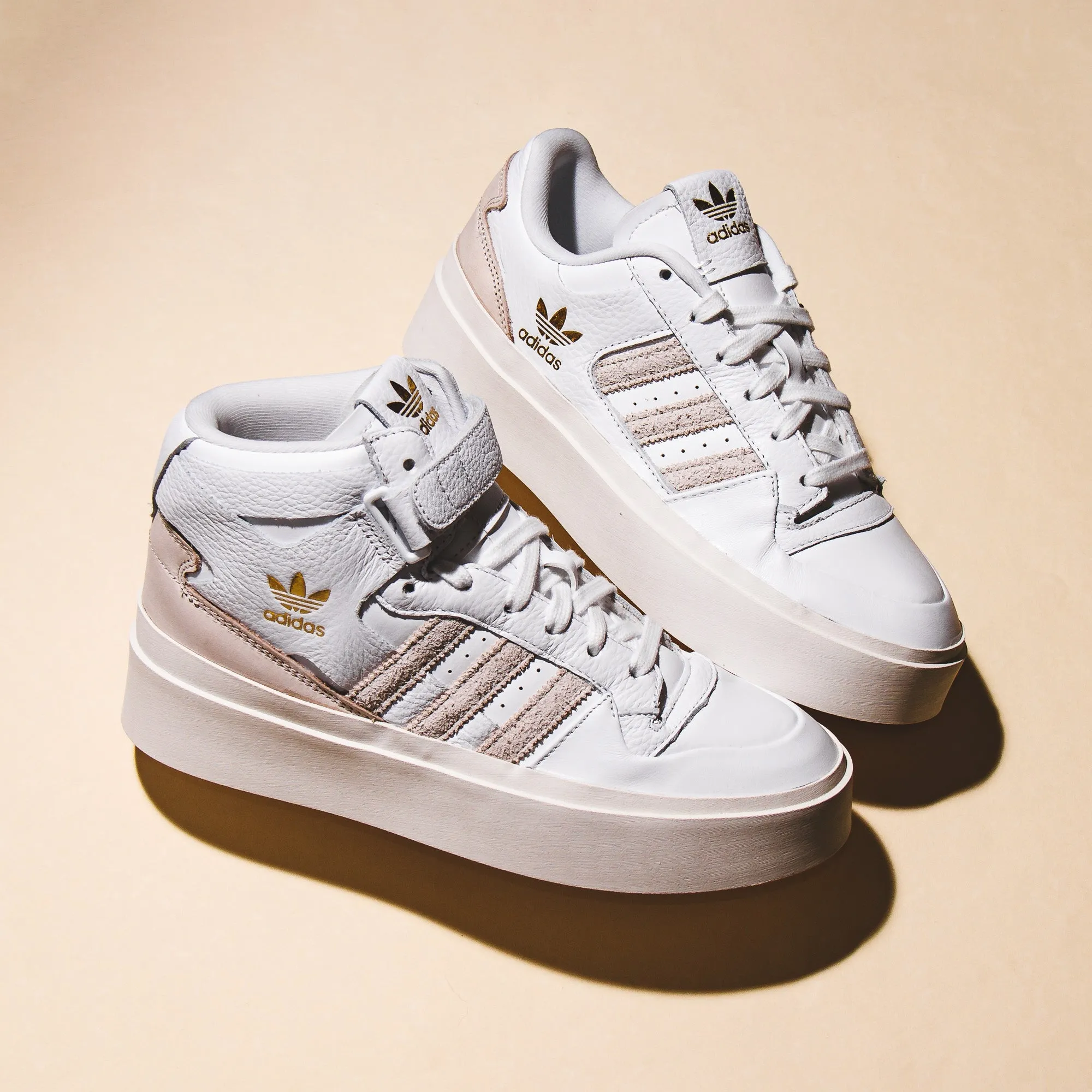 Adidas Originals Women Forum Bonega Mid White GZ4293 Street Run Spring Bloom
