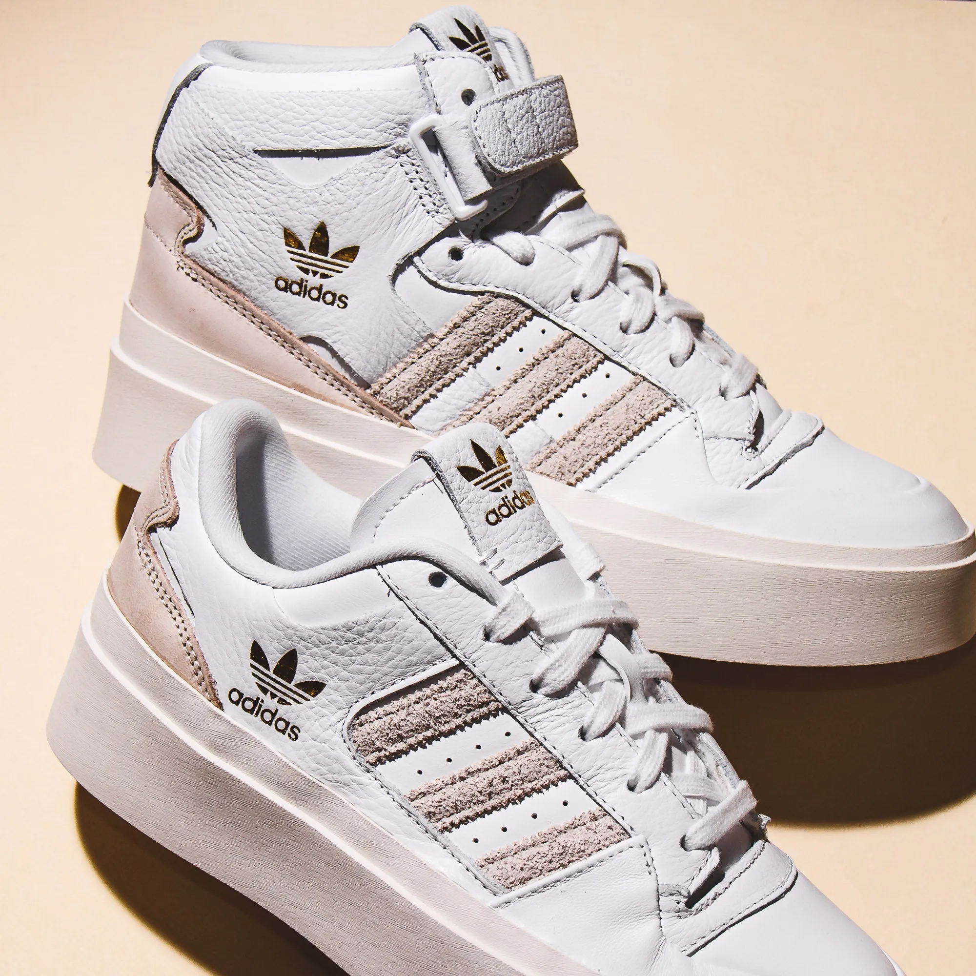 Adidas Originals Women Forum Bonega Mid White GZ4293 High Arch