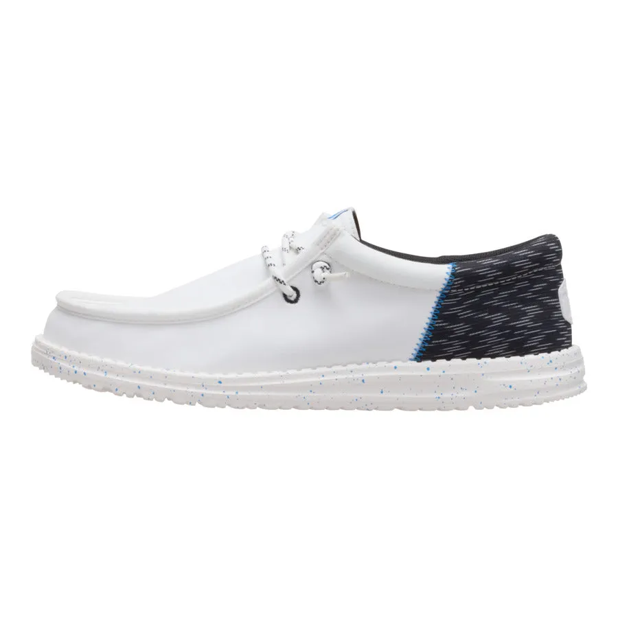Wally Funk Jersey Jacquard - White/Multi Comfort Walk shape fit