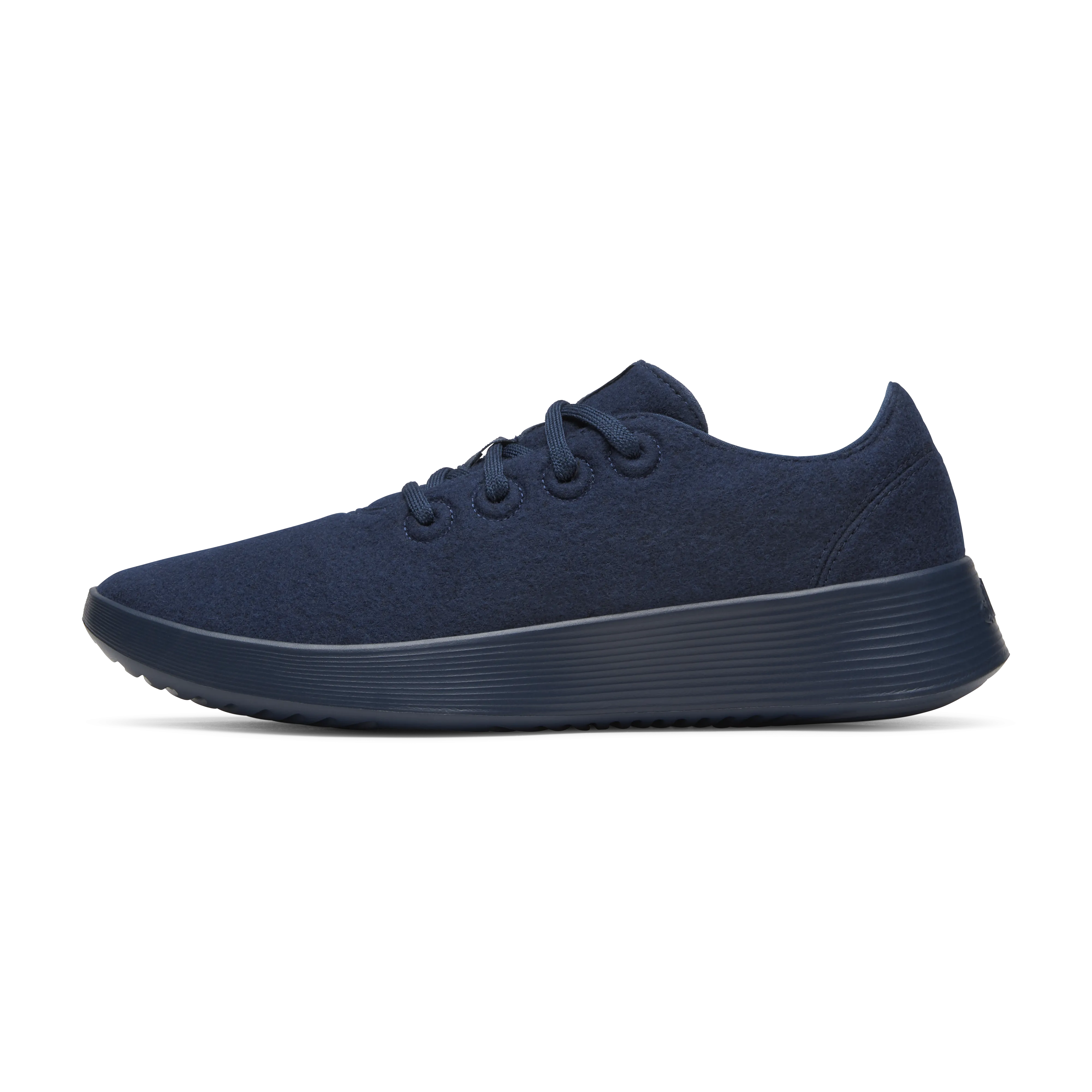 Women's Wool Runner Go - Deep Navy (True Navy Sole) Compression Resistant Collar Day Ready