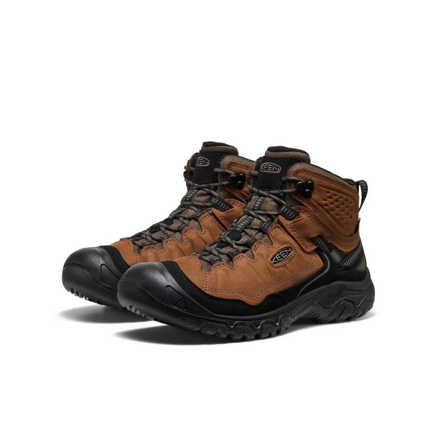 Men's Targhee IV Waterproof Hiking Boot  |  Bison/Black Quick Dash Fresh Drop