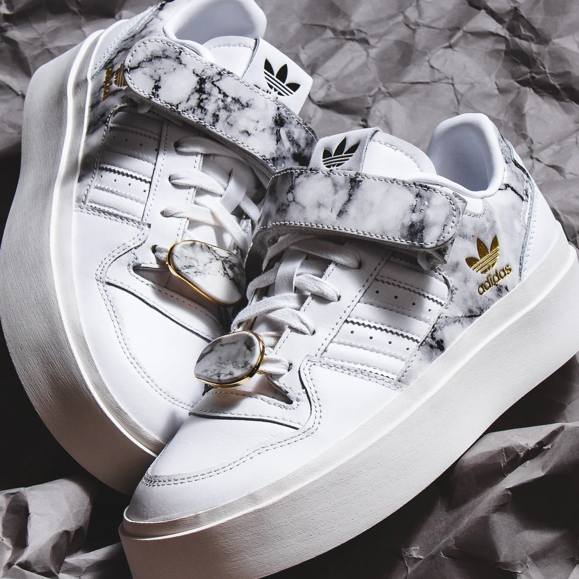 Adidas Originals Forum Bonega White Women GY1541 Zip Up Craftsmanship