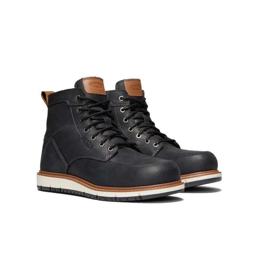 Men's San Jose 6" Boot (Aluminum Toe)  |  Black/Caramel Cafe Shock Absorbing