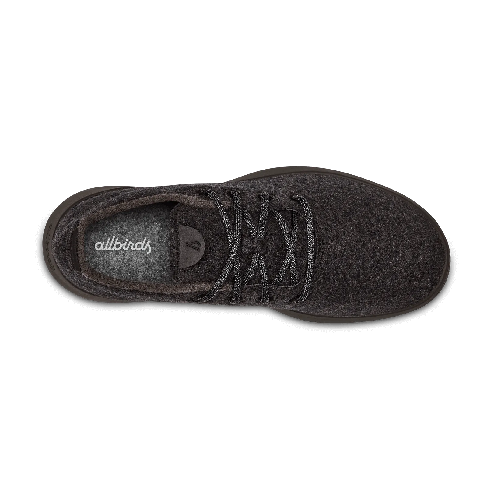 Classic Silhouette Adaptive Movement Women's Wool Runner - Natural Black (Black Sole)