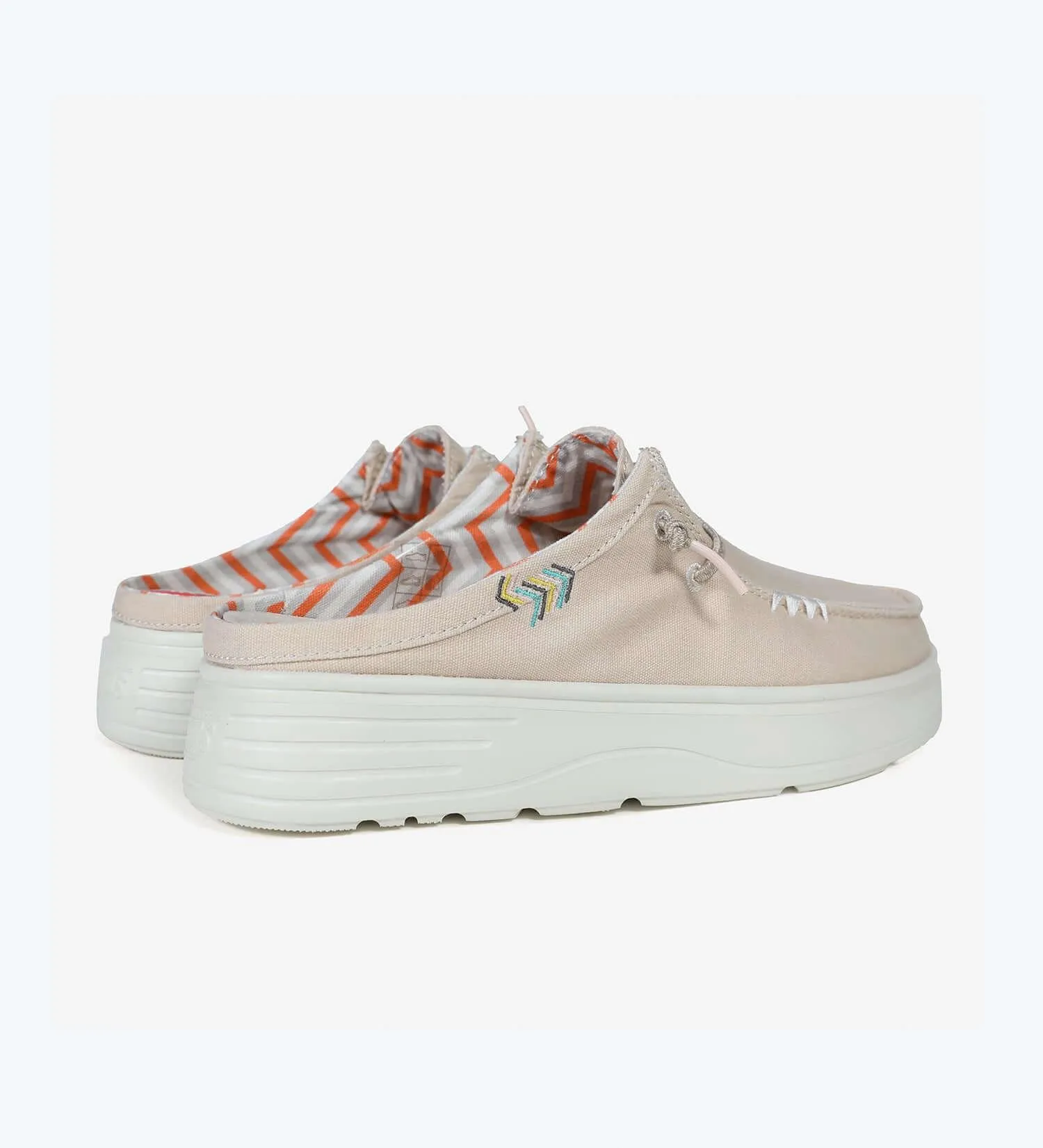 Comfort Grip Caparica Ultralight Platform Mules Secure look Adaptive Upper