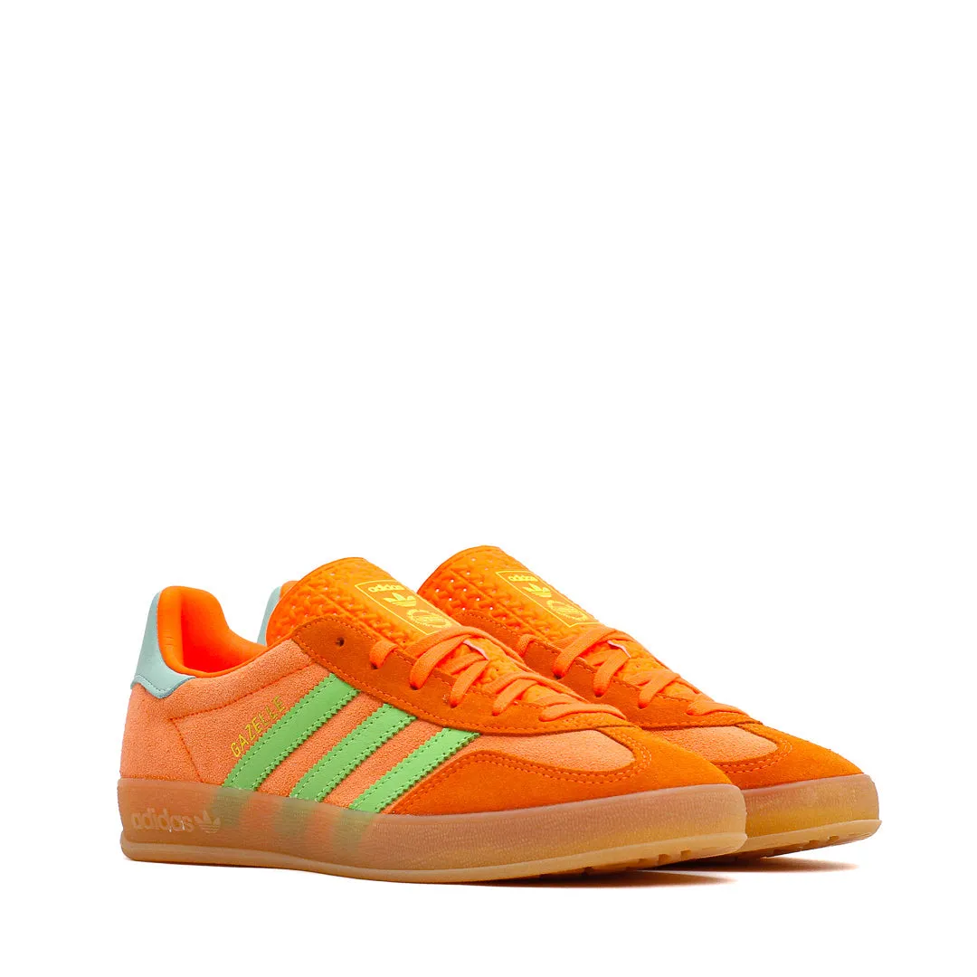 Athletic Energy Core Adidas Women Gazelle Indoor Solar Orange Clear Mint JQ0193