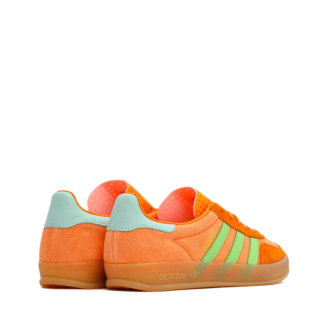 Team Match Adidas Women Gazelle Indoor Solar Orange Clear Mint JQ0193