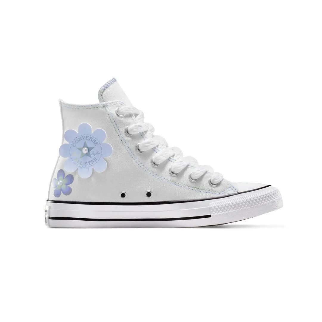 Mono Style Queen Fit Converse - Women's Chuck Taylor All Star Gradiant Flowers High Top Shoes (A14268C)