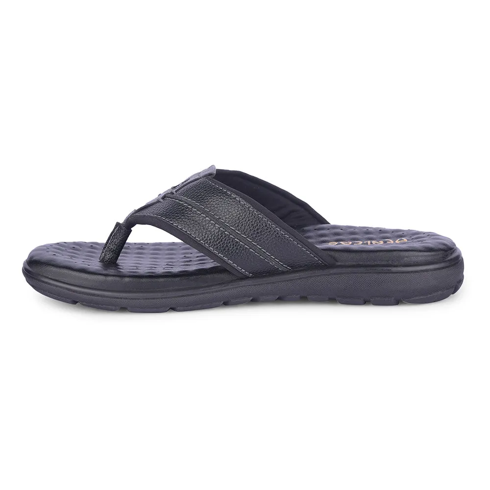 Coastal vibe Torsion control Healers By Liberty Mens CSS-1 Black Casual Thong