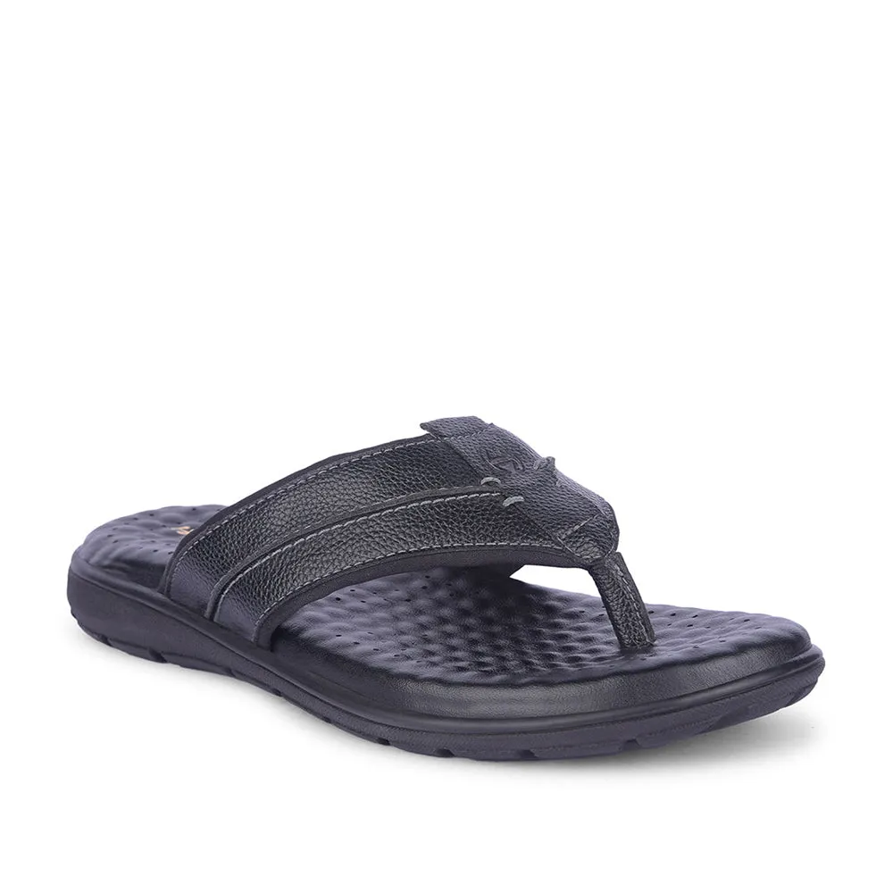 Healers By Liberty Mens CSS-1 Black Casual Thong Smart Look Water Edge