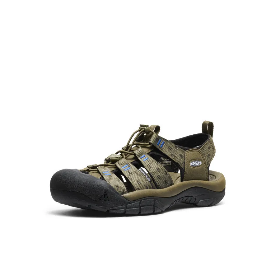 Men's Newport Retro Sandal x tudes Studio  |  Etudes Olive Comfort Wrap Handmade