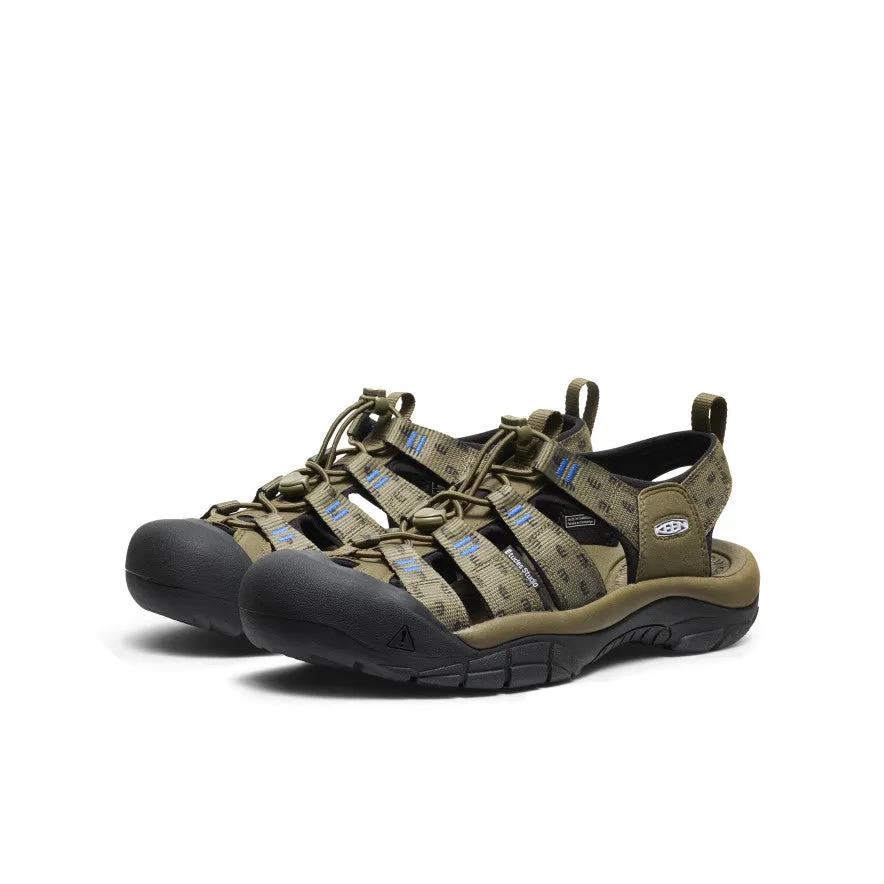 Men's Newport Retro Sandal x tudes Studio  |  Etudes Olive Refined fit