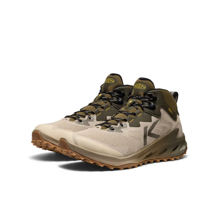 Mind Ease Men's Zionic NXT Waterproof Hiking Boot  |  Brindle/Lemon Curry