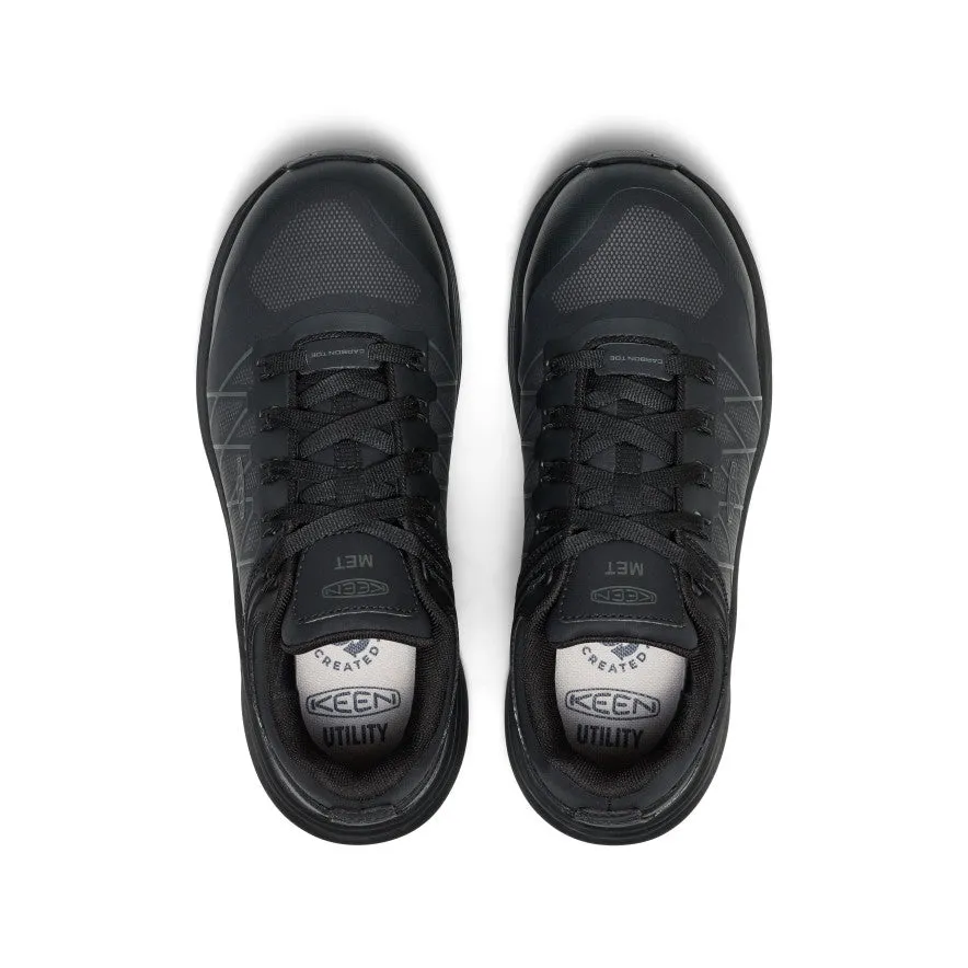 Women's Vista Energy XT Work Sneaker INT MET (Carbon Toe)  |  Black/Magnet Comfort Flex Slip Resistant All Weather