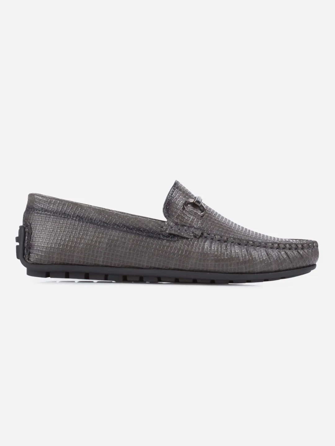 Skin Soft Men's Grey Moc Toe Casual Loafer (IX4108)